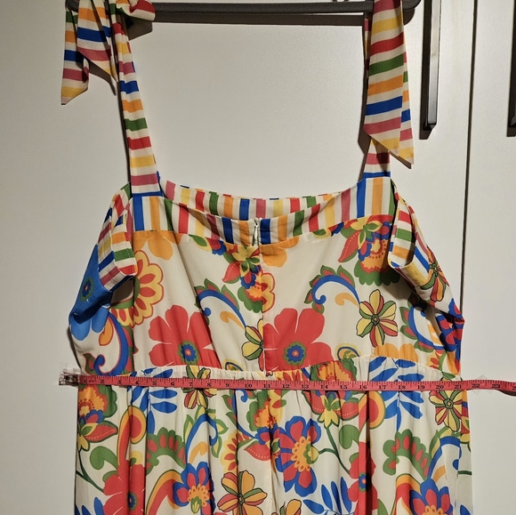 Flying Tomato Multicolor Floral Maxi Dress Size 3X - Picture 5 of 11
